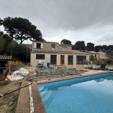 Agrandissement et extension à Rognac